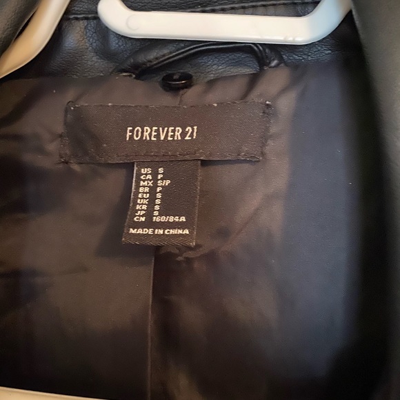 Forever 21 Black Leather Jacket - Picture 2 of 3